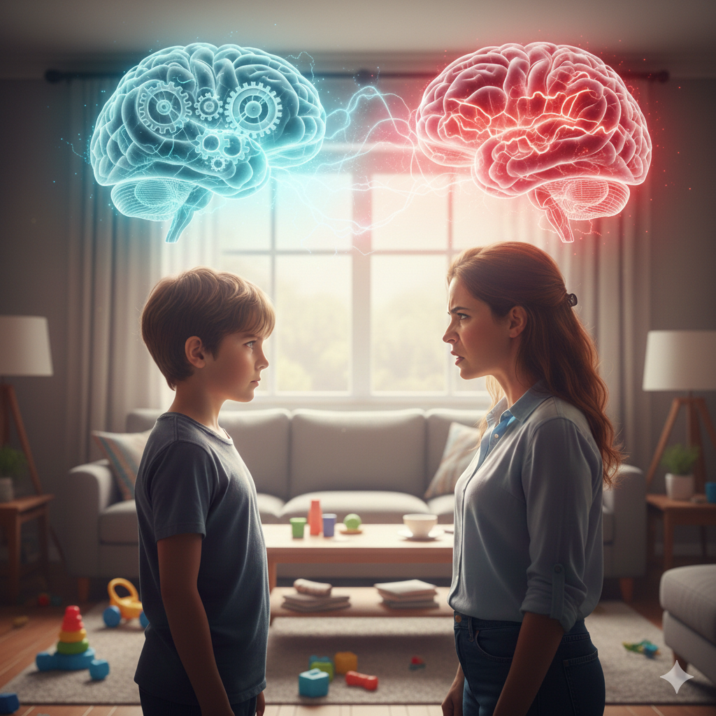 Mother's brain Child's brain